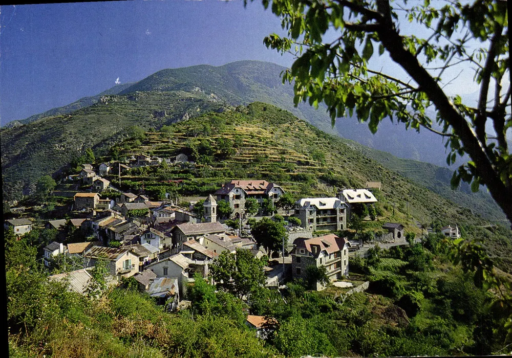Rimplas — Allgemeiner Blick über das Tal der Tinée und das Val de Blore — Alpine Edition Society - Vorderseite