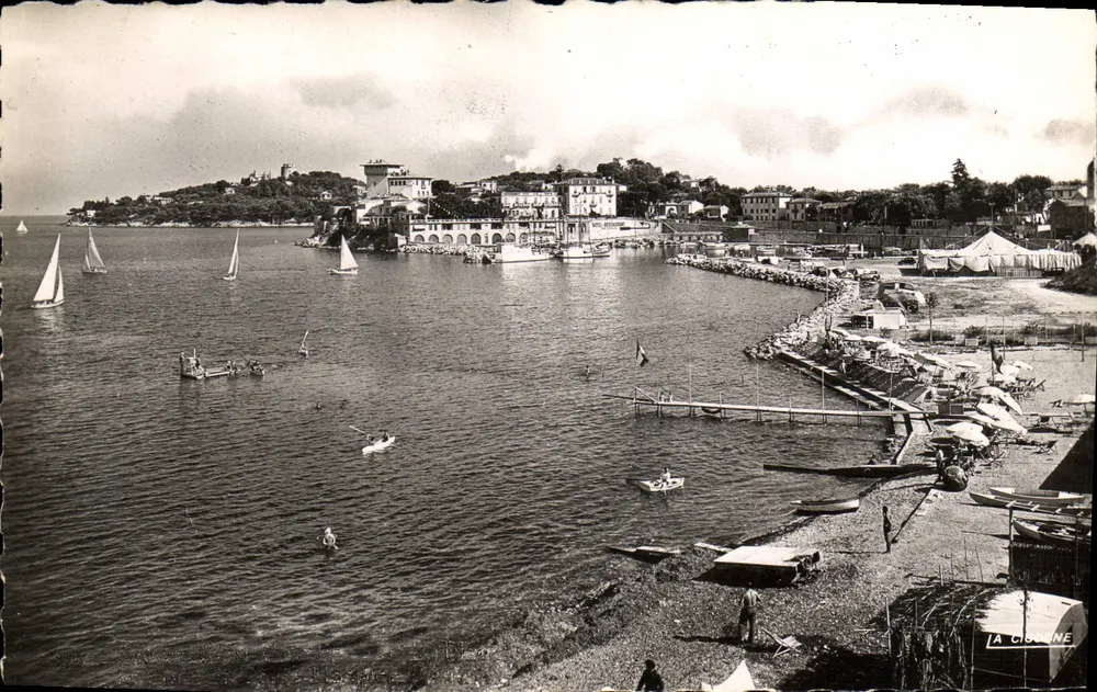 Saint-Jean-Cap-Ferrat — Die Bucht, der Hafen und Saint-Hospice — Editions 'LA CIGOGNE' - Vorderseite