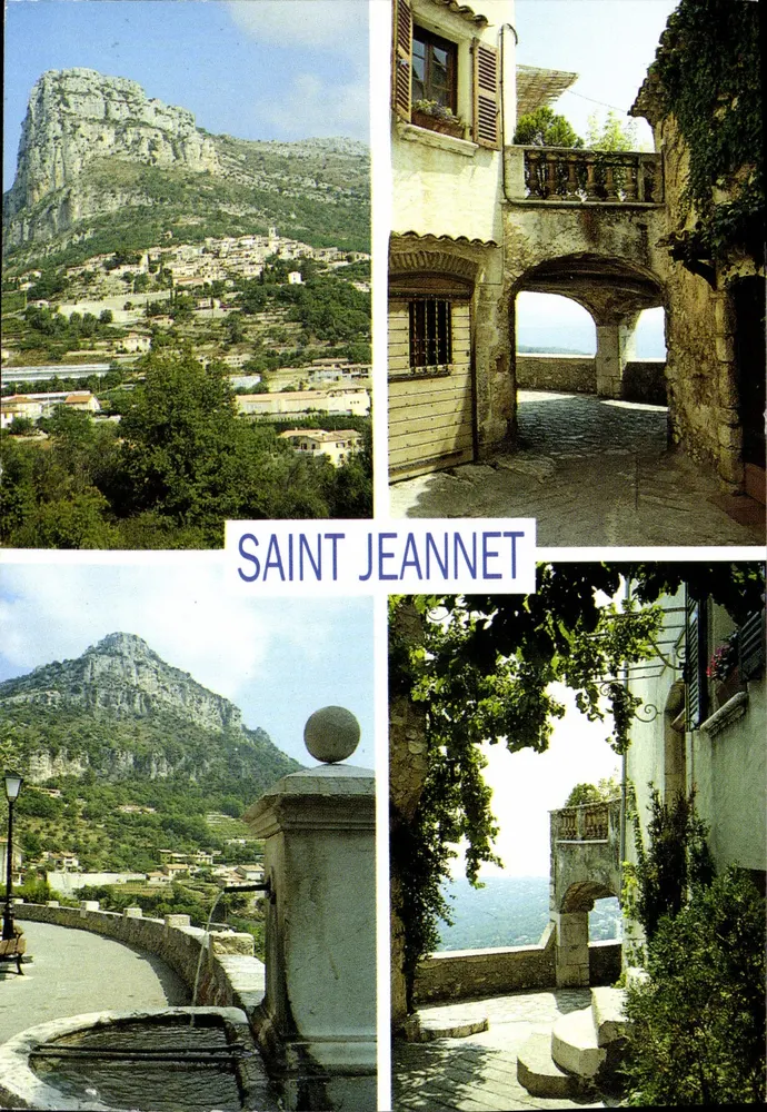 Saint Jeannet — Panorama — Verlag unbekannt, Seriennummer nicht sichtbar - Vorderseite