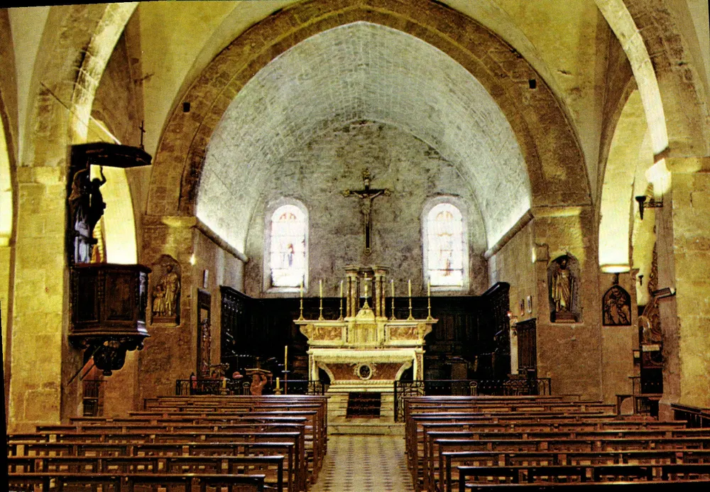 Innenraum der Kollegiatkirche Saint-Paul — Éd. La Sayne, n° 06 - Vorderseite