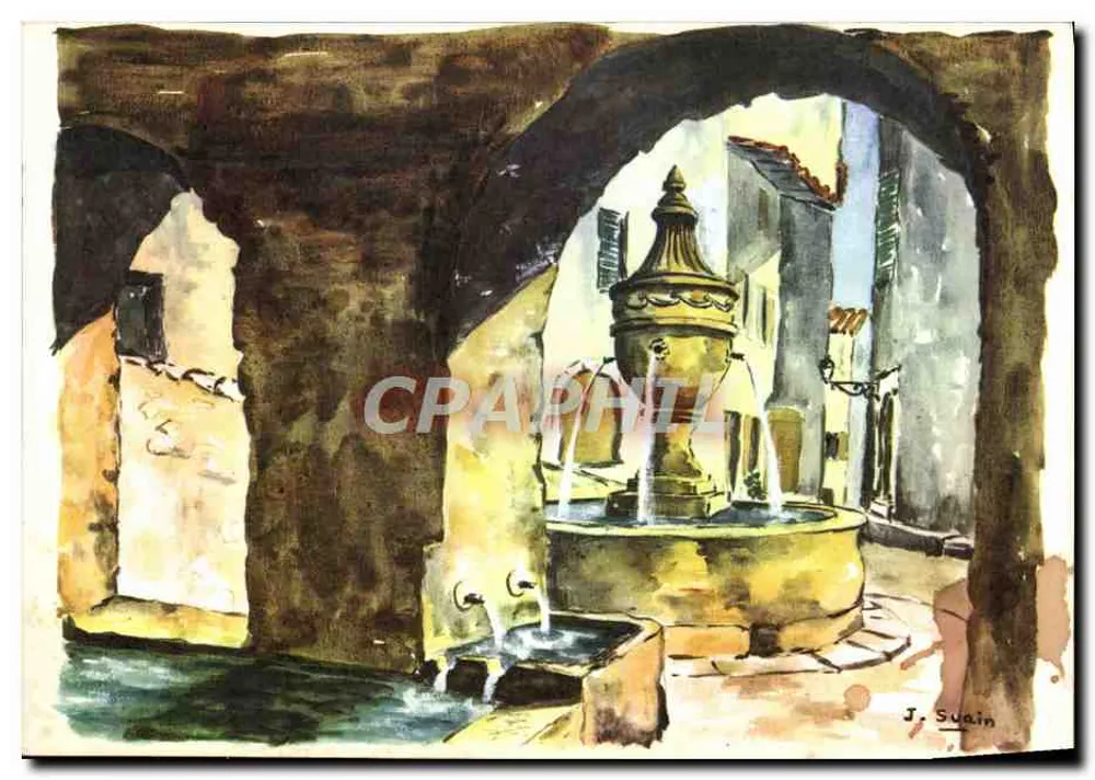 A Fonte de St-Paul (A.M.) — Provence-Côte d'Azur — Edição Colorima, n°279 - Frente