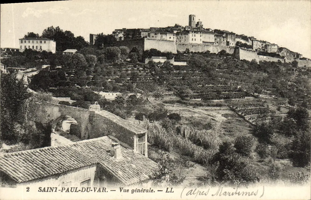 SAINTE-PAUL-DU-VAR — Vista geral — LL (Alpes-Maritimes) - Frente