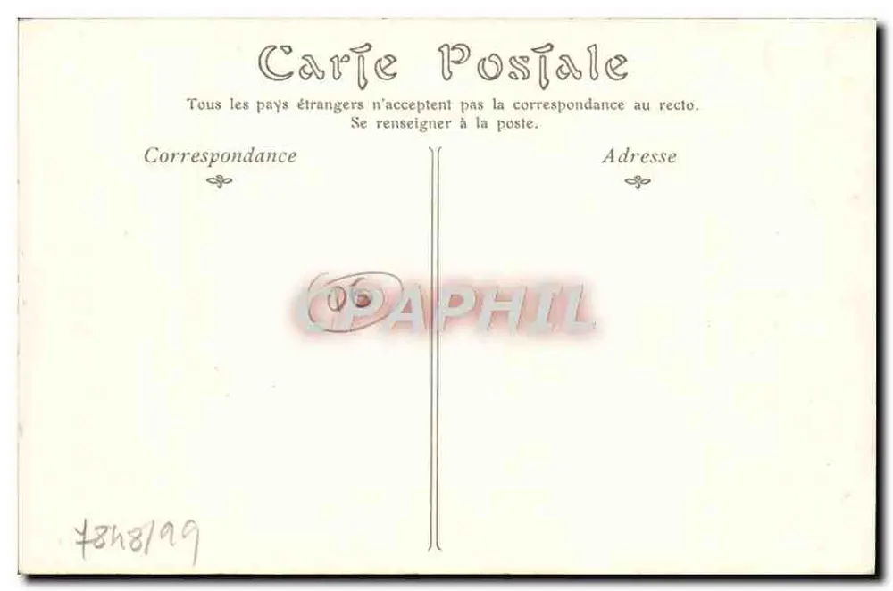 Vence — Vista geral — 1907 - Verso