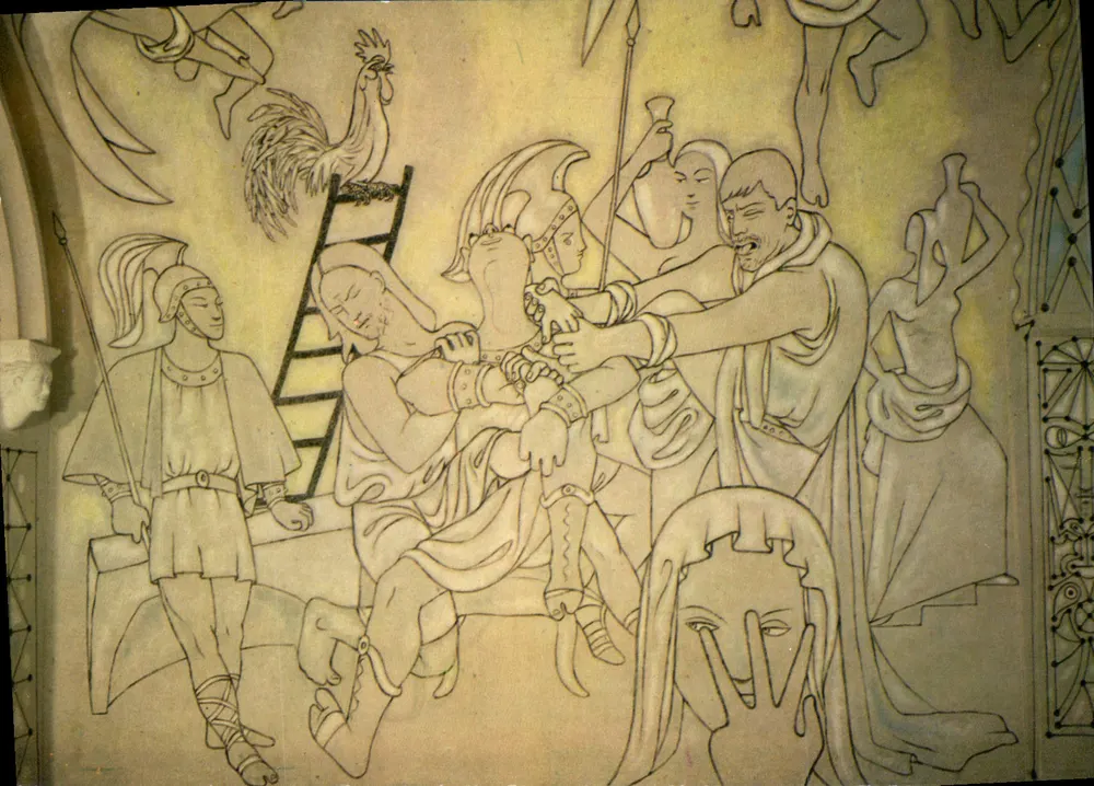 Kapelle Saint-Pierre in Villefranche-sur-Mer — dekoriert von Jean Cocteau — Hachette-Editionen - Vorderseite