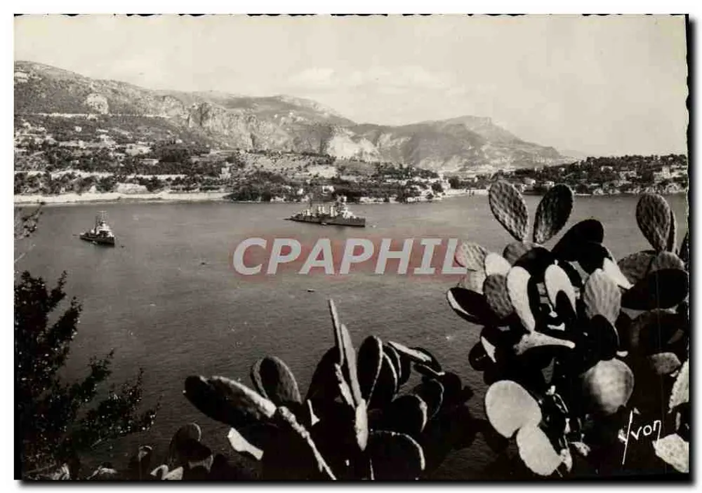 Villefranche (Alpes-Maritimes) — Der Hafen, im Hintergrund der Hundekopf — Les Éditions d'Art - Vorderseite