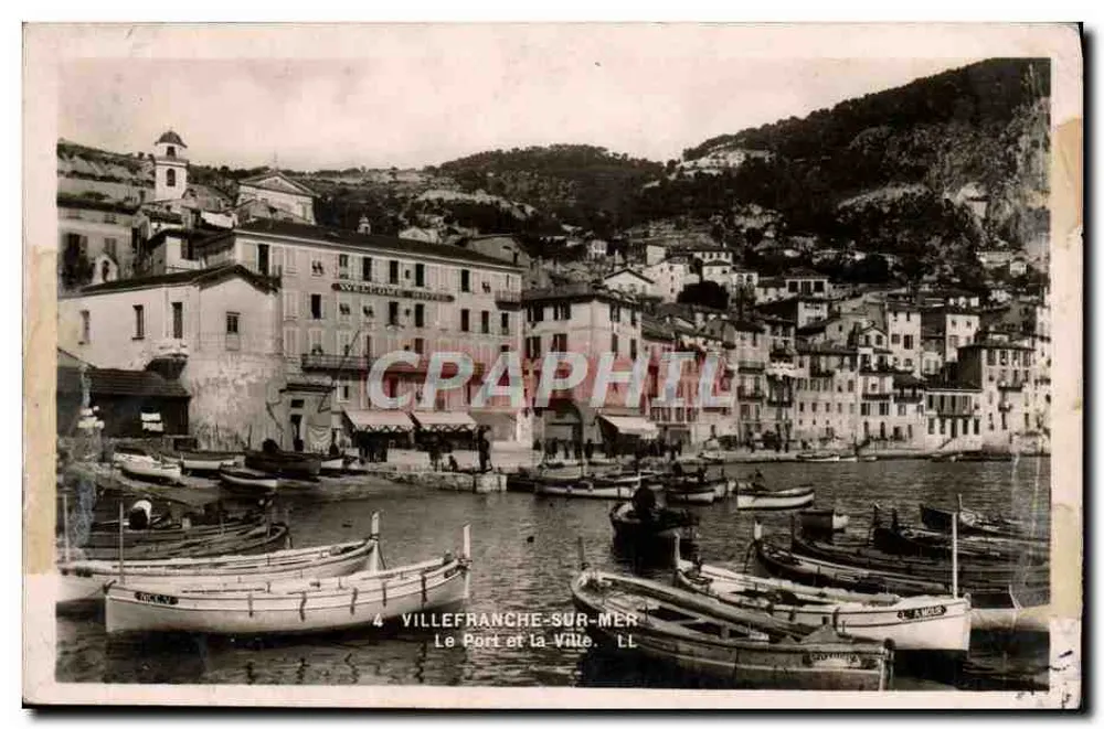 Villefranche-sur-Mer — Der Hafen und die Stadt — Éditions Truchel, n°4 - Vorderseite