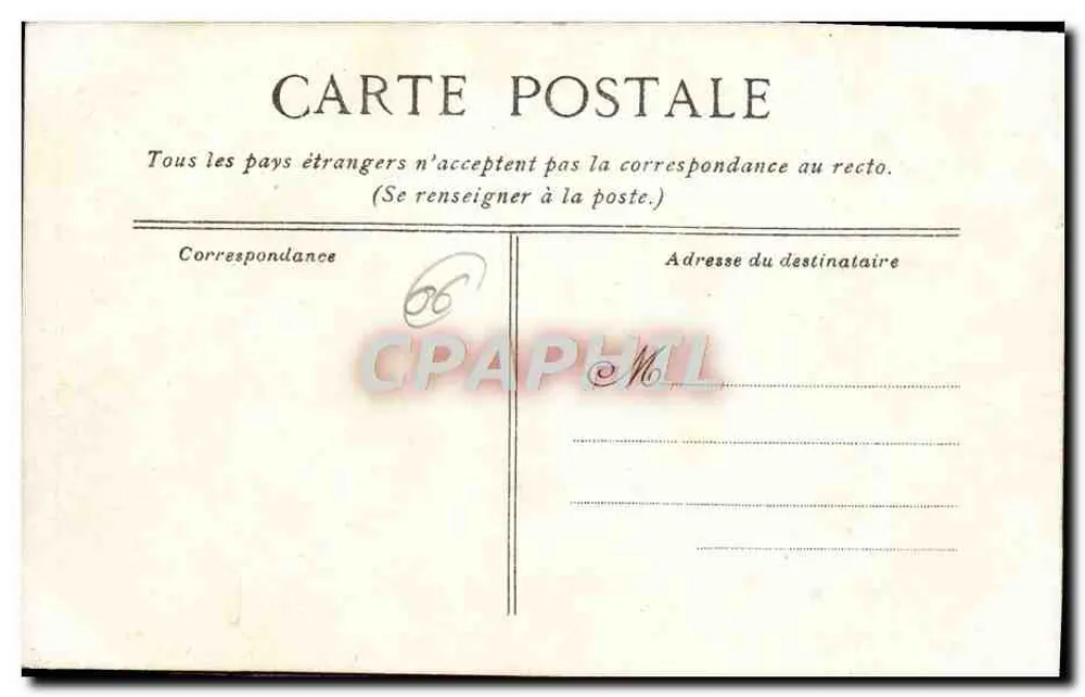 Villefranche-sur-Mer — Rade — editor CPAPHAL, n°3 - Verso