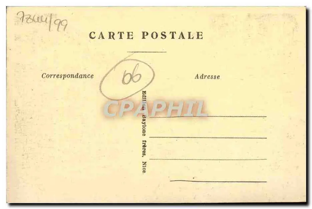 Villefranche — Die Bucht und die Flotte — B.F. — Nr. 212 - Rückseite