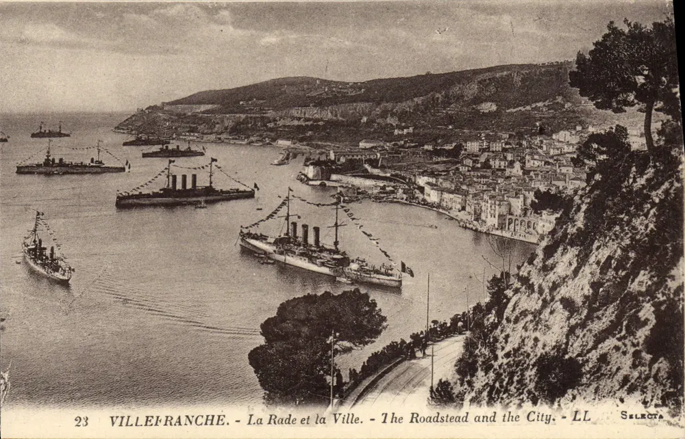 Villefranche - Der Hafen und die Stadt - LL Selecta - Vorderseite
