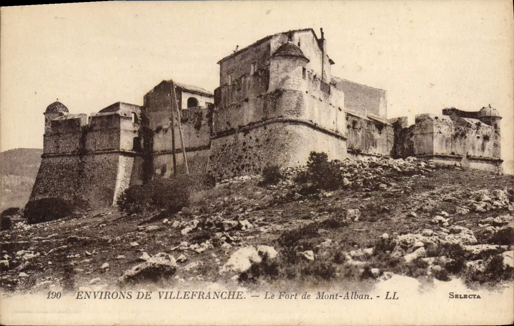 Umgebung von Villefranche — Fort Mont-Alban — Selecta - Vorderseite