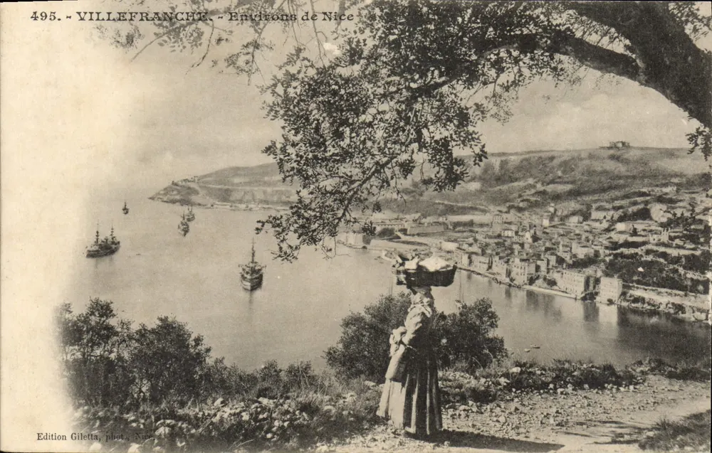 Villefranche - Arredores de Nice — Edição Giletta, Nice, n°495 - Frente