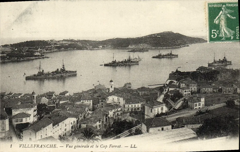 Villefranche — Allgemeiner Blick und Cap Ferrat — LL. - Vorderseite
