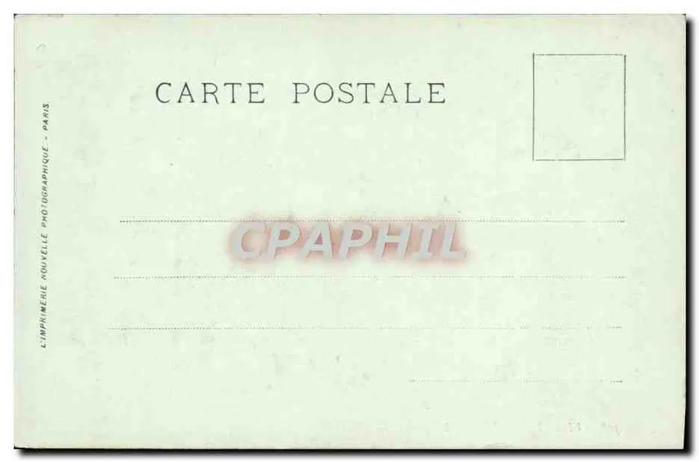 Villefranche - A Esquadra — LL. — A Imprensa Nova Fotográfica, Paris - Verso