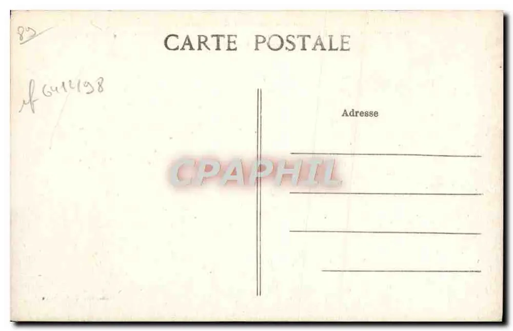 Aqueduto das Águas da Vanne — atravessando a Yonne — editor não visível - Verso