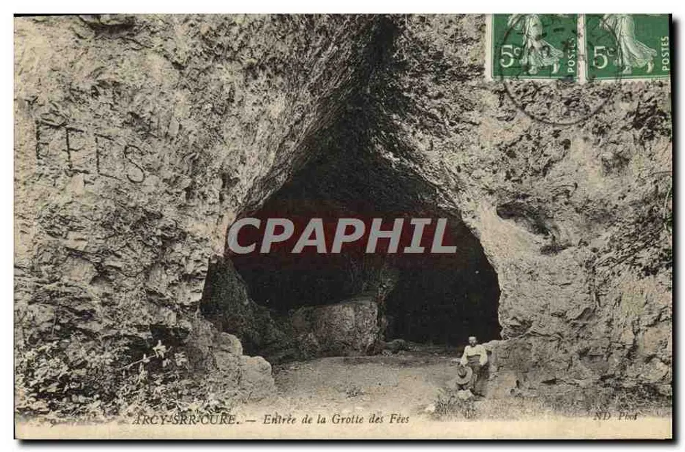 Arcy-sur-Cure — Eingang zur Grotte des Fées — ND Prof - Vorderseite