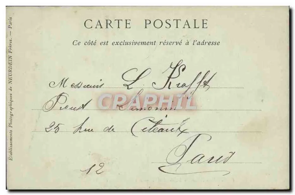 Em torno de Arcy-sur-Cure — Saint-Moré, o Túnel de Roman - Verso