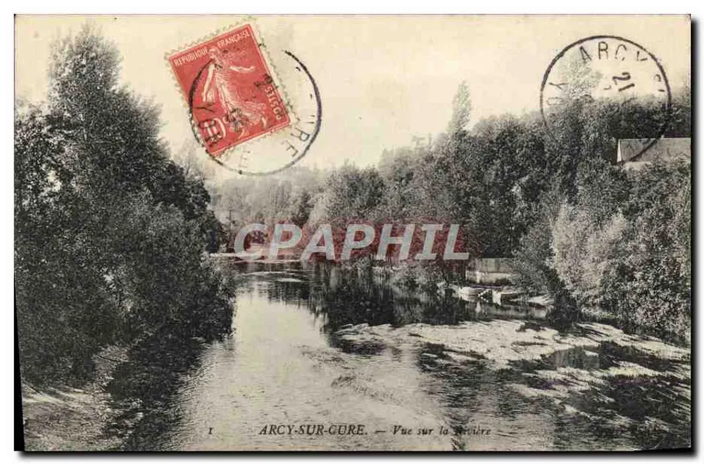 Arcy-sur-Cure — Vista sobre el río — editor no identificado, n° de serie 1 - Anverso