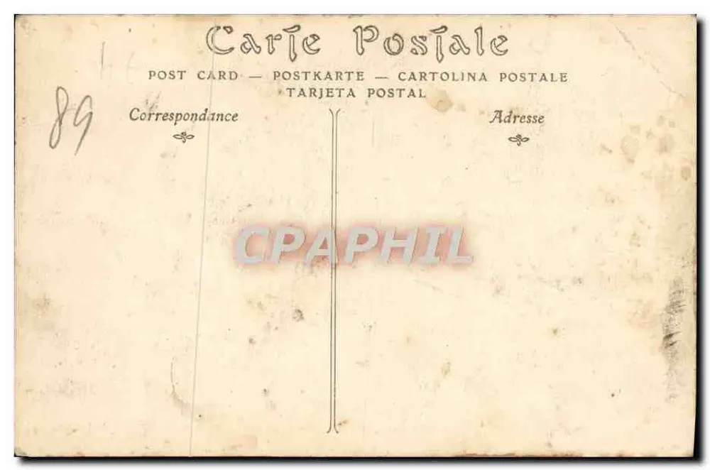 Arcy-sur-Cure — Die Höhlen, das Cabinet des Prinzen und das Pascal-Kerzen — ND Phot. - Rückseite