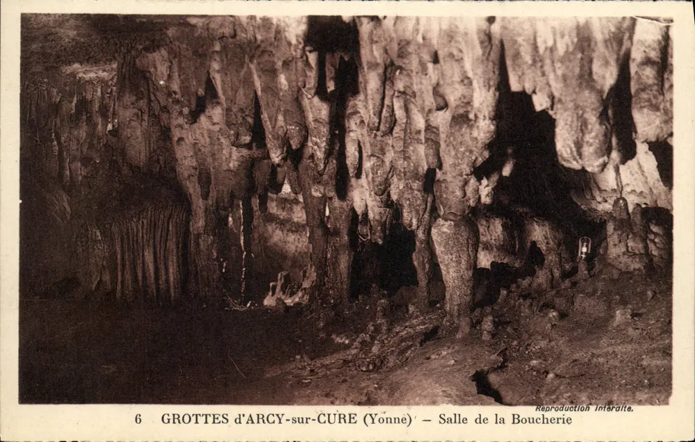 Grotten von Arcy-sur-Cure (Yonne) — Halle der Boucherie — Reproduktion von Intaraite - Vorderseite