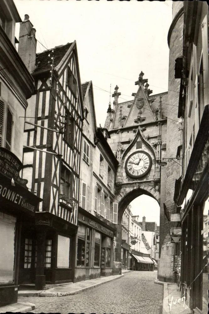Puerta del Reloj — Auxerre (Yonne) — Les Éditions d'Art 'Yvonne' - Anverso