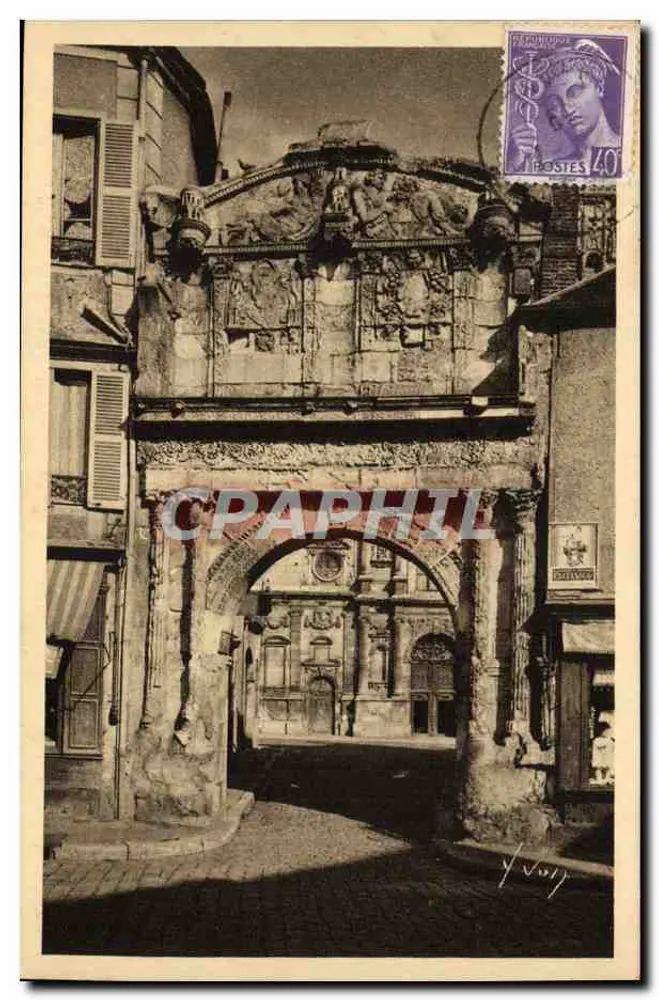 Porta Saint-Père — Auxerre (Yonne) — Les Éditions d'Art Yvon, Paris - Frente