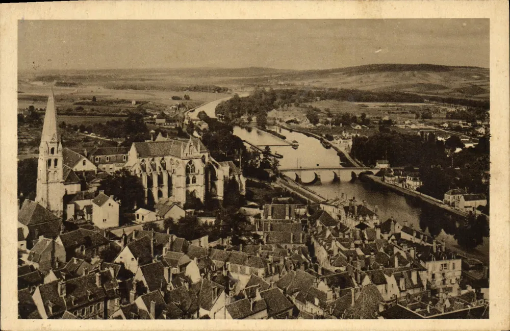 Auxerre (Yonne) — Vista panorâmica — Les Éditions d'Art Yonne, Paris - Frente