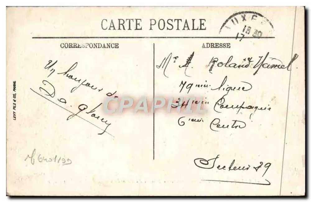 Auxerre — Die Ufer der Yonne am Moulin du Bátarreau — Toulot, Verlag - Rückseite