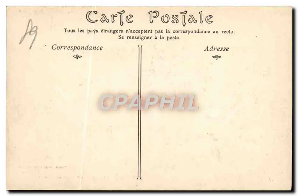 Auxerre — Ansicht von den Ufern der Yonne — Toulot, Verlag — Auxerre - Rückseite