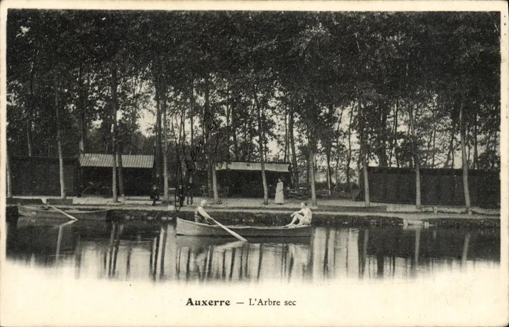 Auxerre — L'Arbre sec — editor desconhecido - Frente