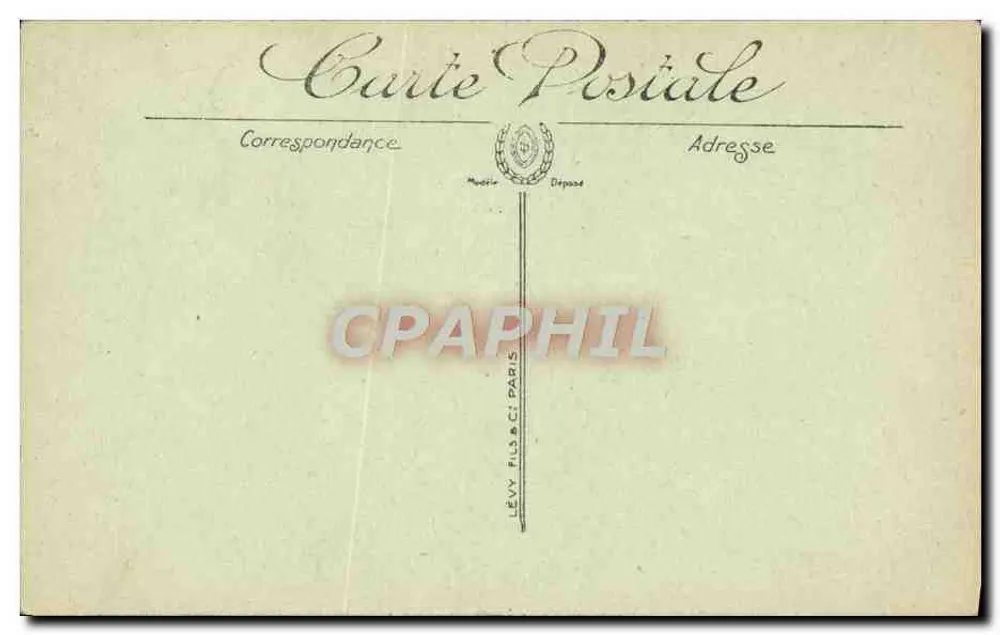 AUXERRE — A Torre do Relógio — Edição N. G. SELECTA - Verso