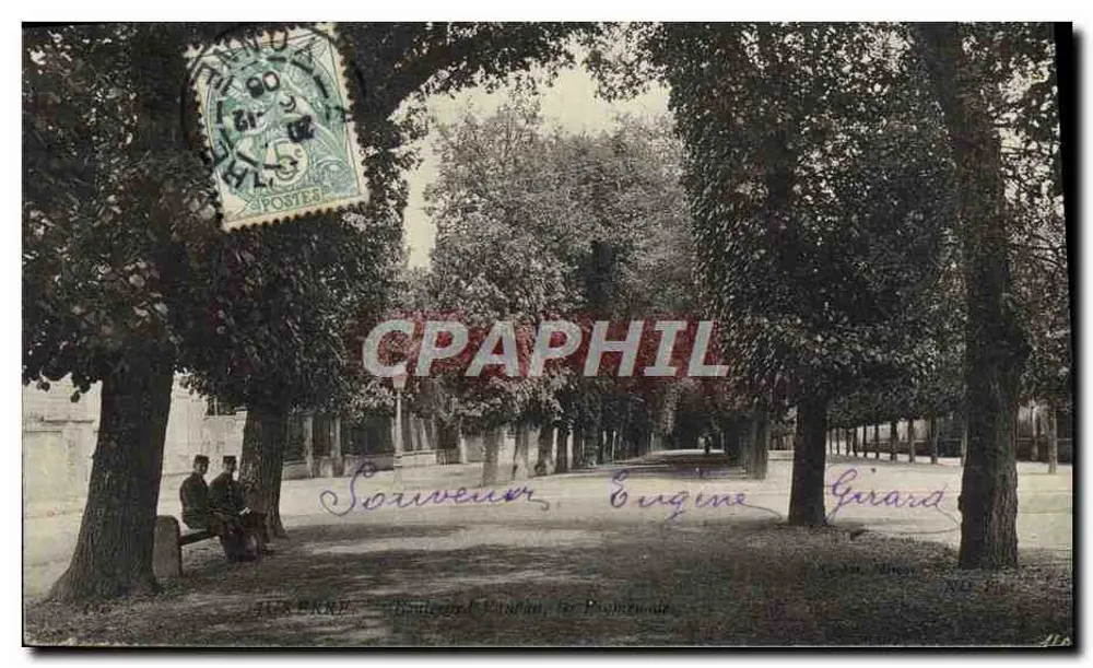 Bouleaux d'Orléans, a Promenade — Editor Eugène Girard, n° 146 - Frente
