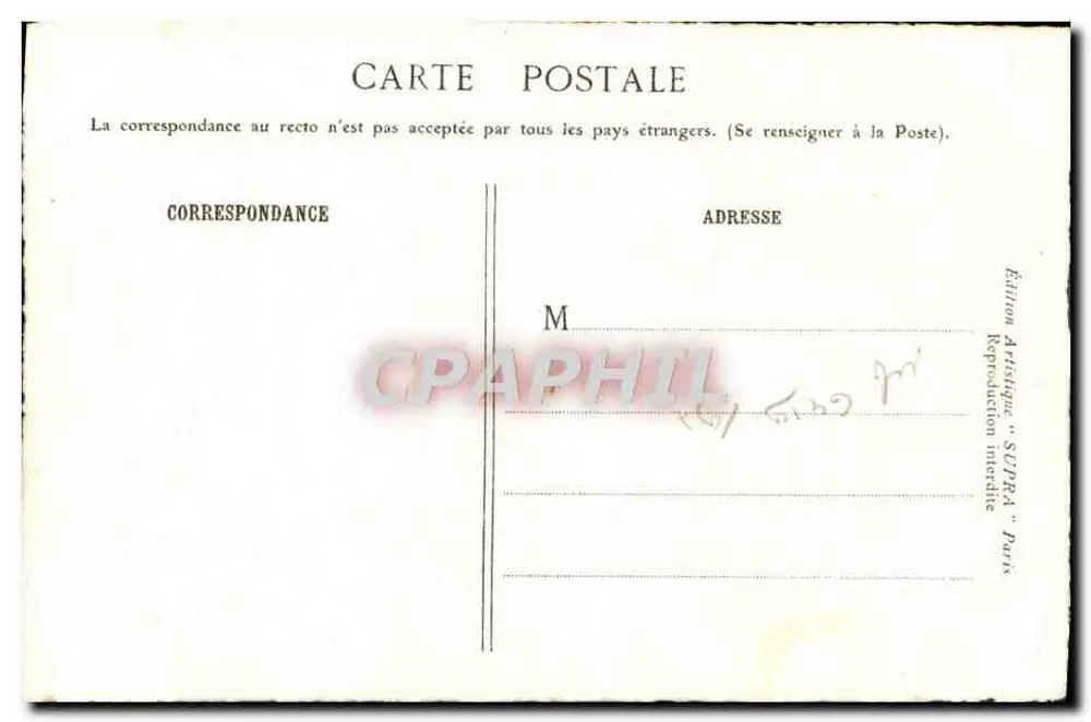 Yonne - Catedral de Auxerre — Iglesias de Francia, Edición Artística 'SCPPA' París - Reverso