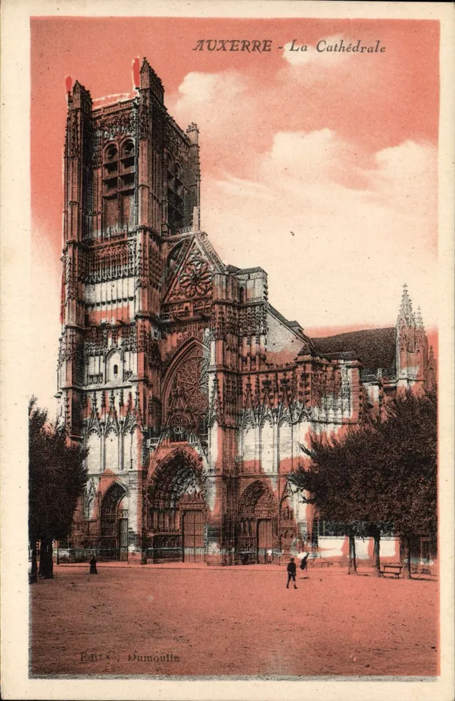 Auxerre - A Catedral — Editor Dumoulin - Frente