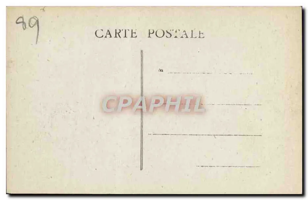 Auxerre - A Porta Santo Pedro — editor C. Dumoulin - Verso