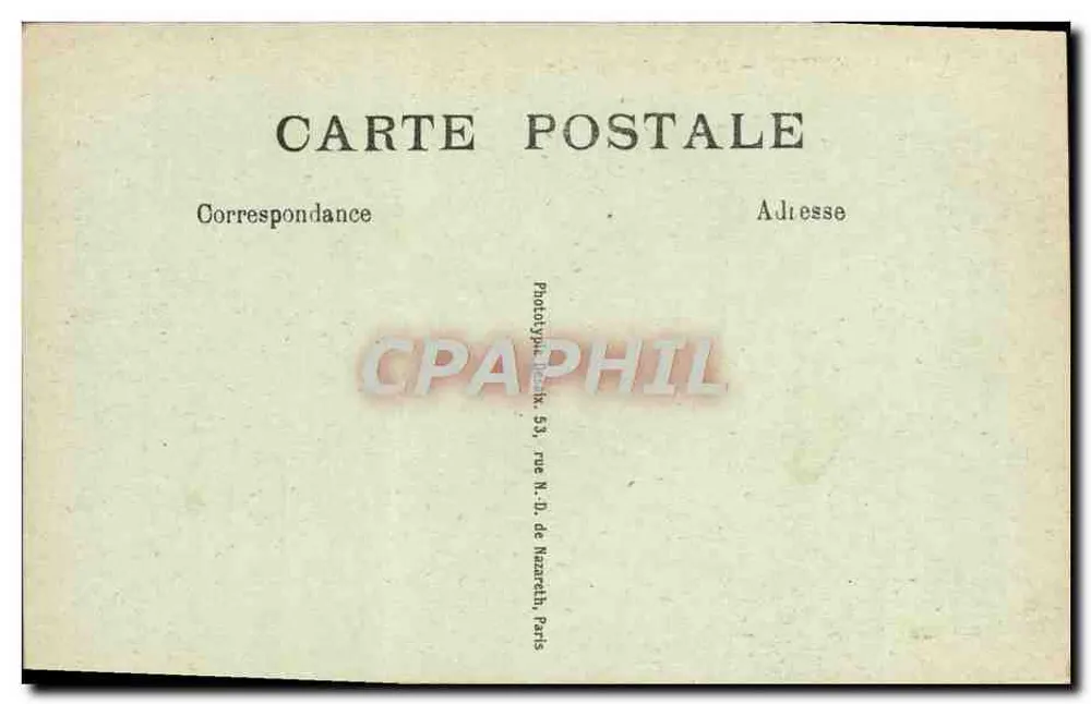 Auxerre — Palácio de Justiça — Edit. Lévy, Auxerre - Verso