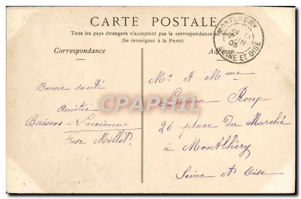 Auxerre — Die Kathedrale, Aufnahme von Saint-Germain — Cliché Botek — Verlag Toulot - Rückseite