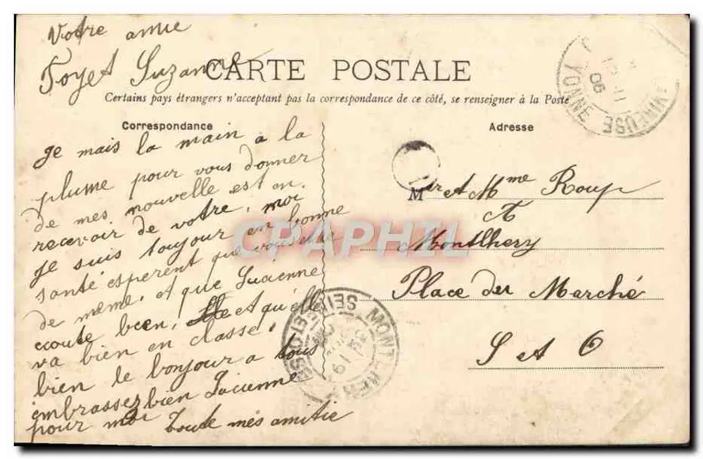Auxerre — A Catedral — Nordmann, editor em Auxerre, n°48 - Verso