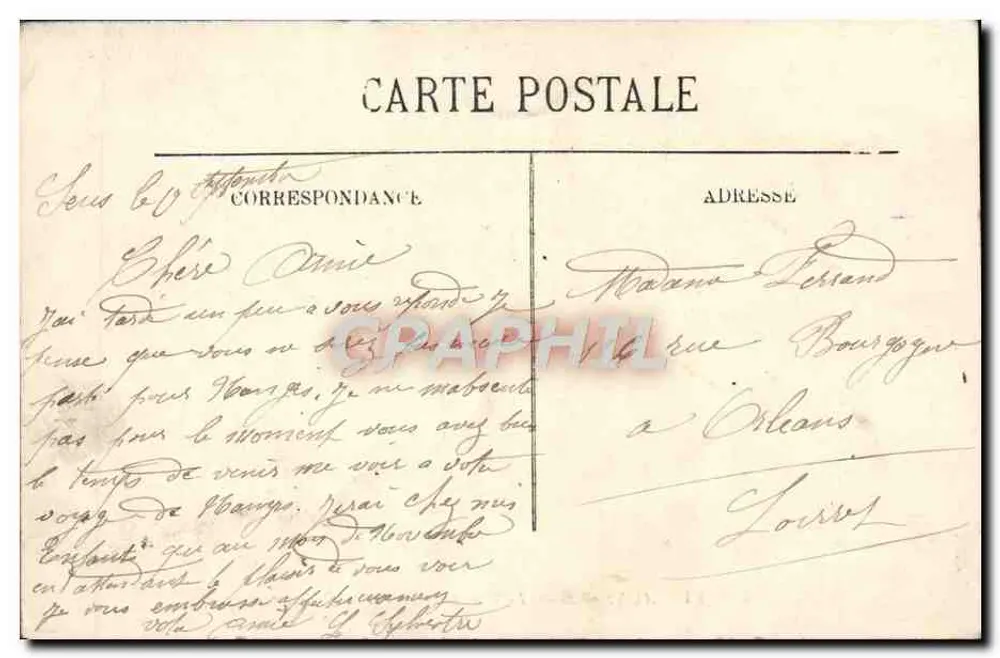 Auxerre — Le Pont Paul-Bert und die Quais — LL. - Rückseite