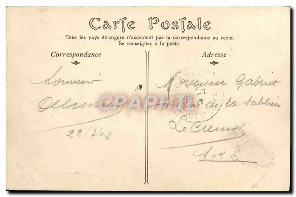 Auxerre — O Ponte Paul-Bert — Editora Toulot, n°74 - Verso