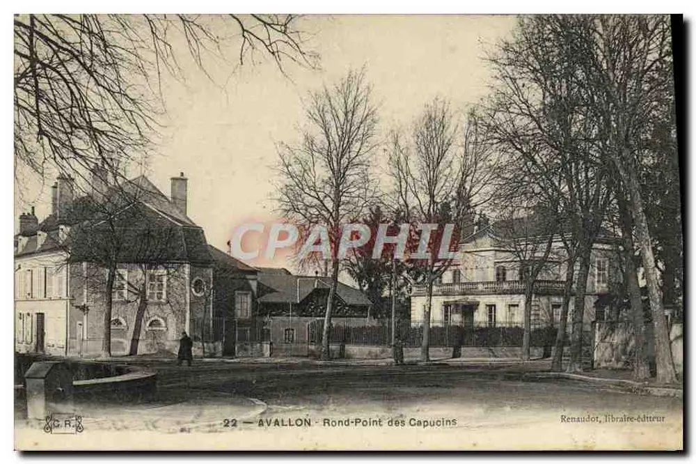 Avallon - Rond-Point des Capucins — Renaudot, libraire-éditeur, n°22 - Frente