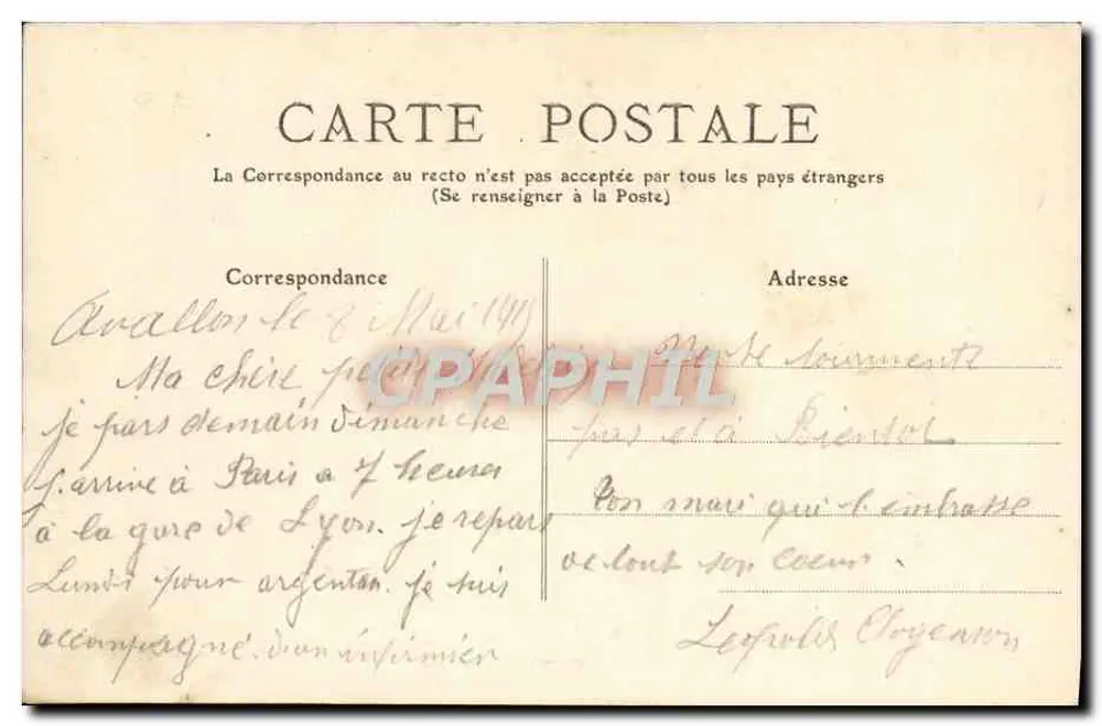 Avallon - Rond-Point des Capucins — Renaudot, libraire-éditeur, n°22 - Verso