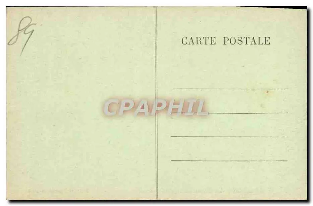 Avallon — El Primo al Molino Cadoux — Edit. H. Couron, Avallon - Reverso
