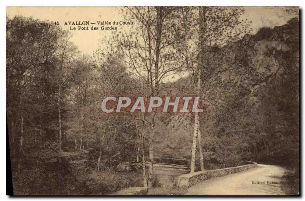 Avallon — Tal des Cousin — Die Brücke der Wächter — Edition Batina - Vorderseite