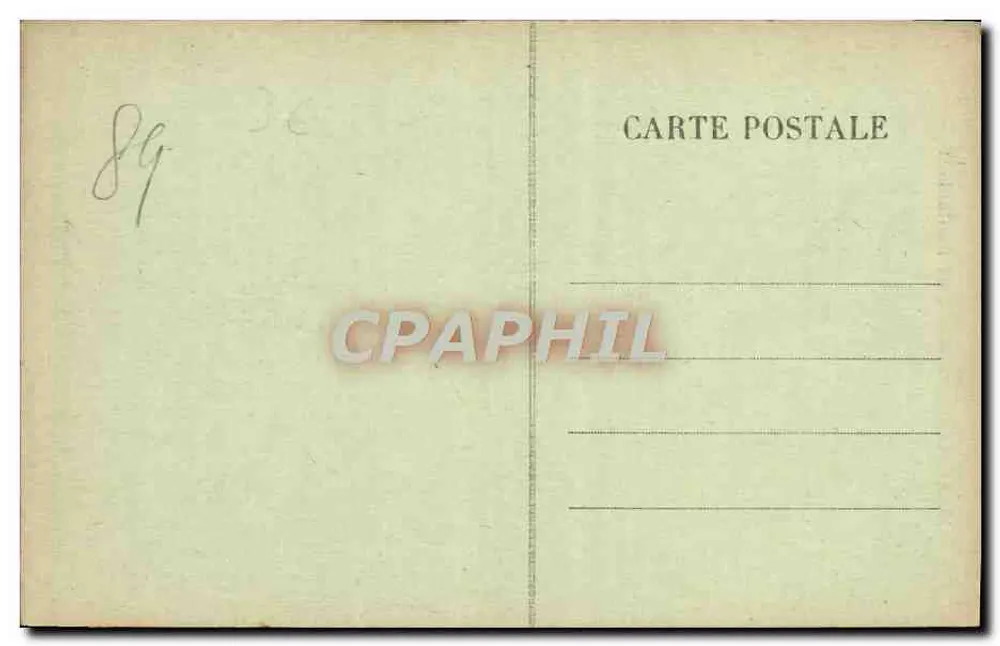 Avallon — Estrada de Pontaubert — H. Couron, Ed. Avallon - Verso