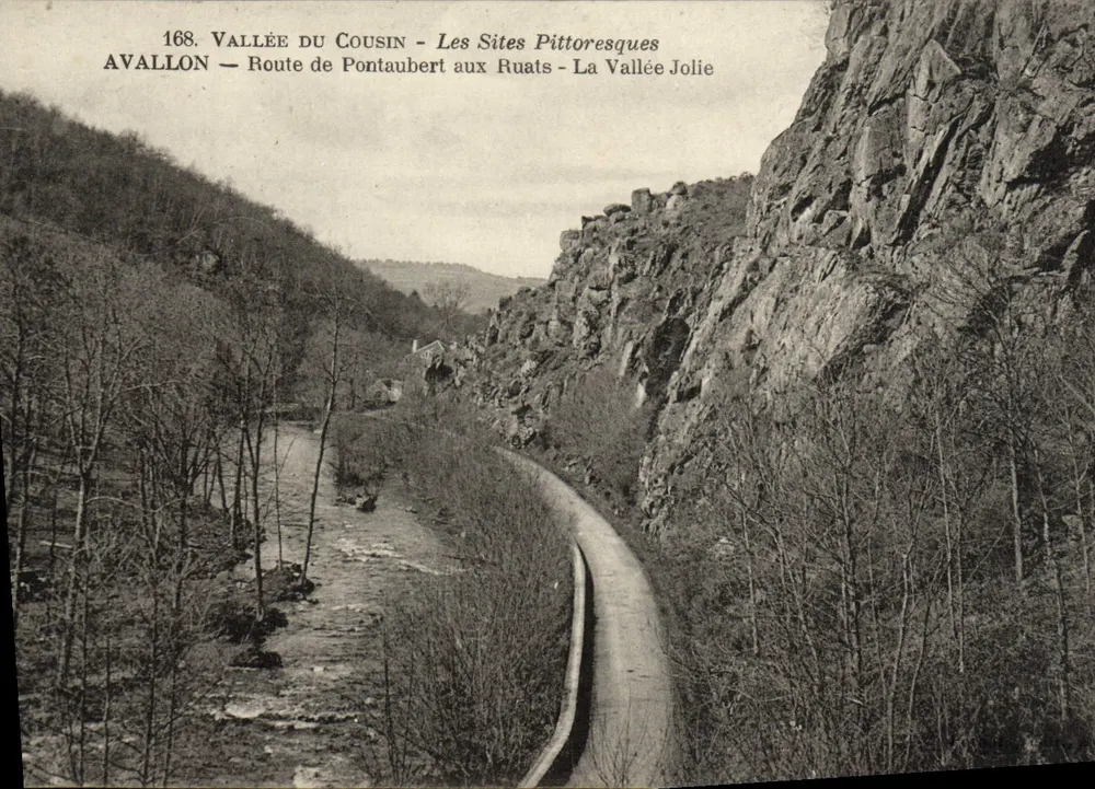 Tal des Cousin — Die malerischen Orte — Avallon - Vorderseite