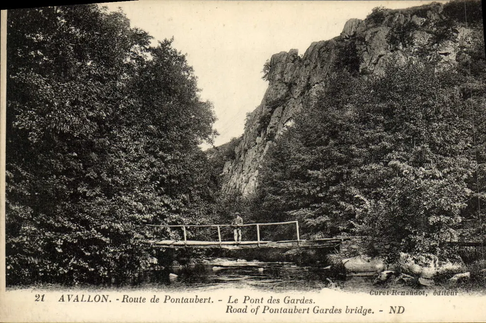 Avallon - Route de Pontaubert - Le Pont des Gardes - Curet-Renaudot, Verleger - Vorderseite
