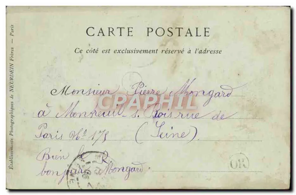 Avallon — A Place Vauban — Collections ND Phot - Verso