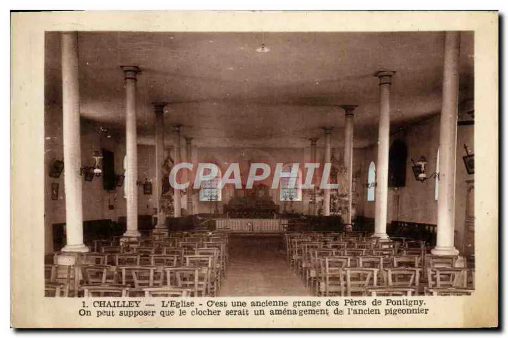 Chailley — Die Kirche — Ehemalige Scheune der Väter von Pontigny - Vorderseite