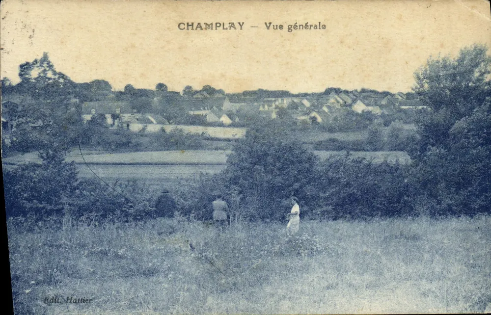 Champlay — Vista geral — Edit. Hattier - Frente