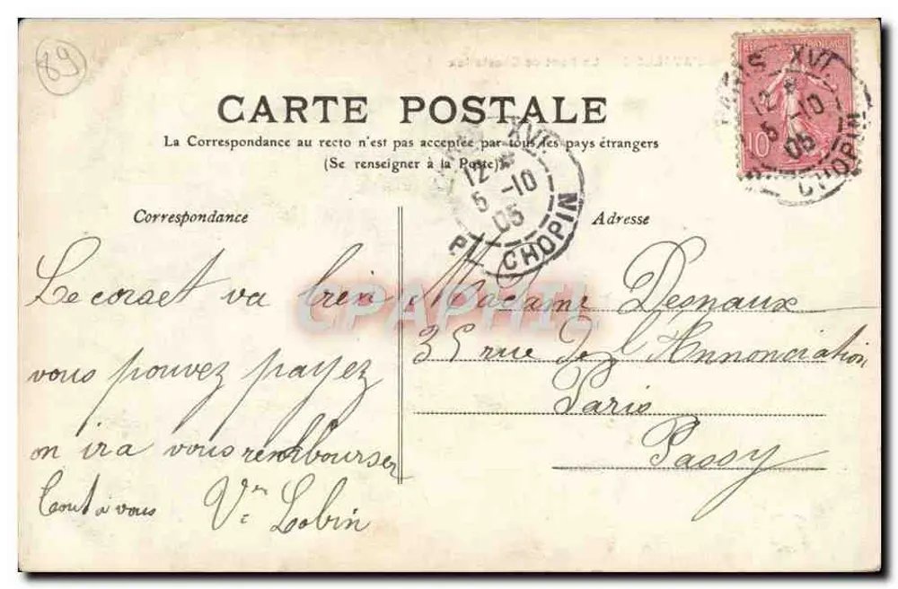Arredores de AVALLON — O Ponte de Chastellux — Editor: n° 147 - Verso